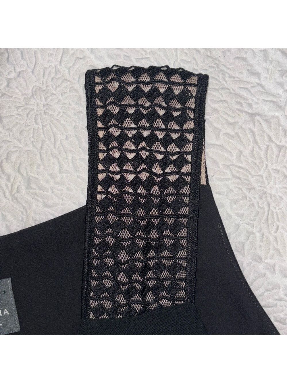 Adrianna Papell Daytime V-neck High Low Sheath Dress - Picture 7 of 11